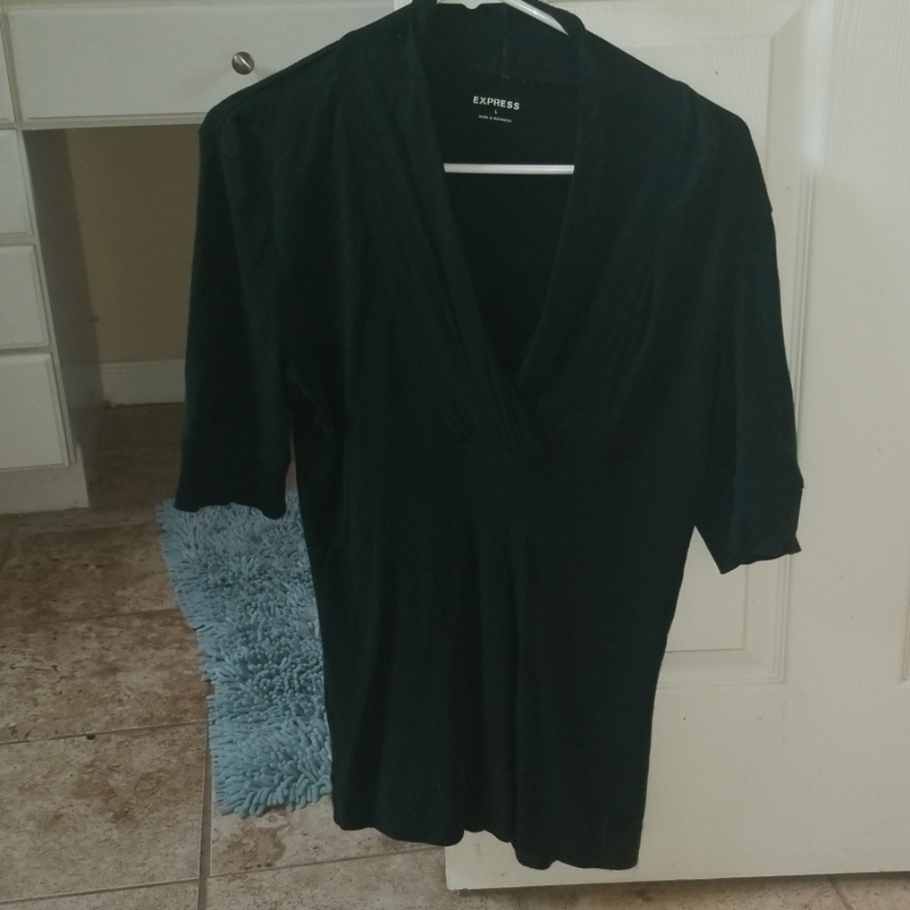 Forest Green Summer Sweater
